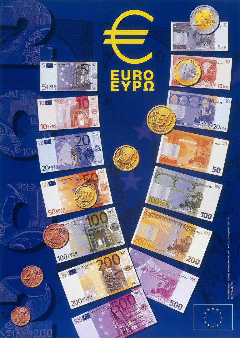 Imagen ilustratitva de euros.