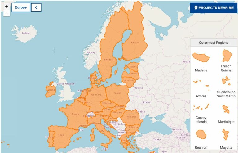 Foto Mapa de la UE.